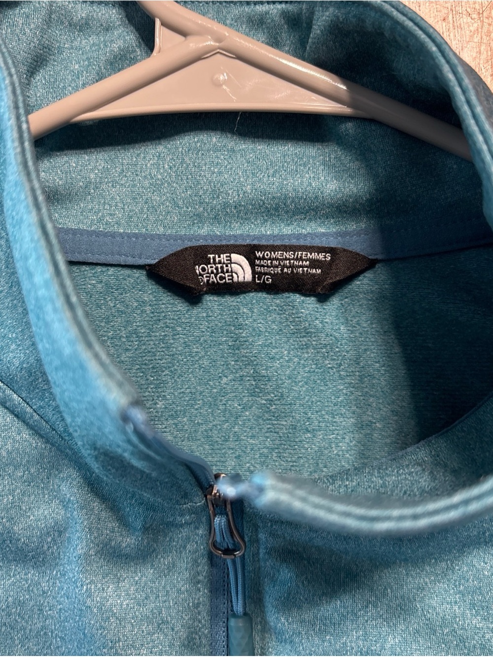 The North Face Women's Teal Quarter-Zip Performance Pullover - Picture 3 of 5